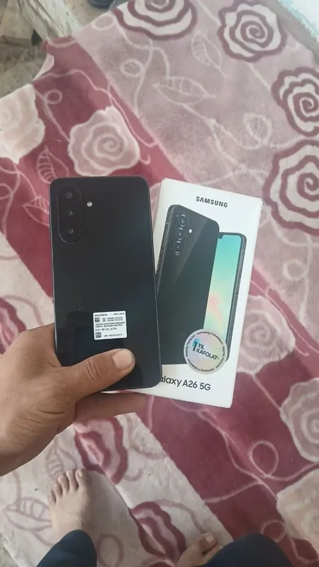 Samsung A26 5G Karobka dokument 1 yil Garantiyasi bilan 1 Samsung A26 5G Karobka dokument 1 yil Garantiyasi bilan 1