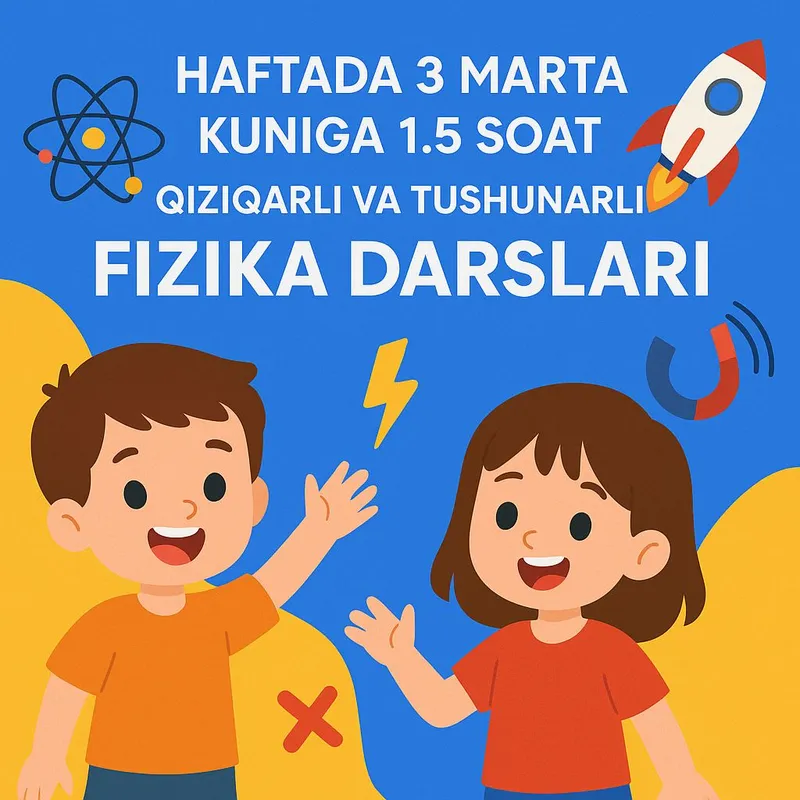 Biz bilan Fizika/ Matematika oson