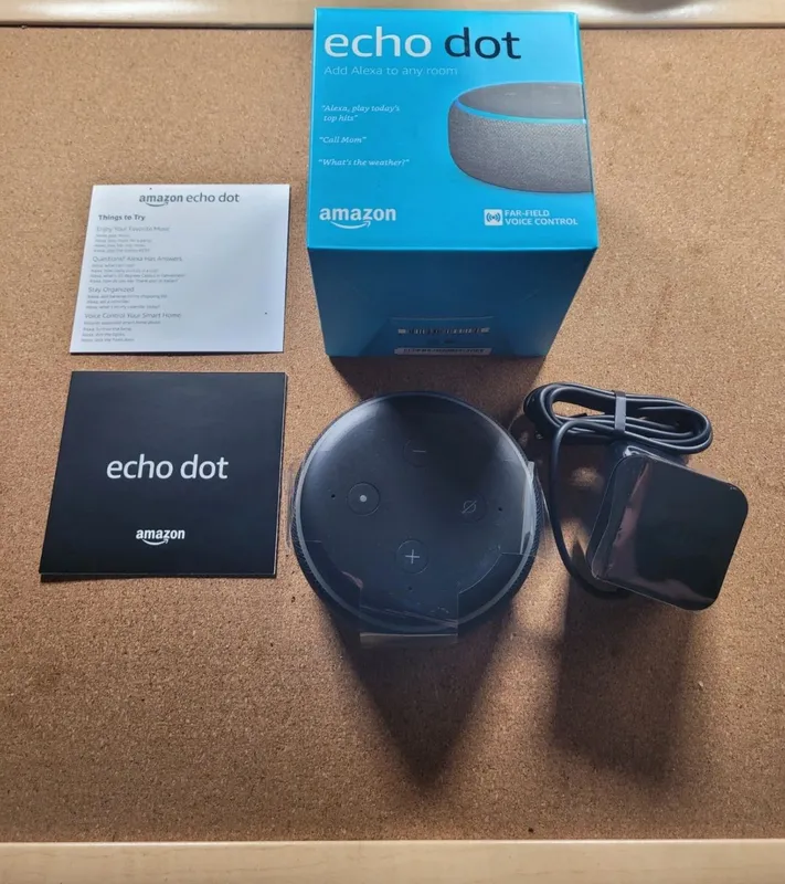 Amazon Echo Dot aqlli kolonkasi (3-avlod) 1 Amazon Echo Dot aqlli kolonkasi (3-avlod) 1