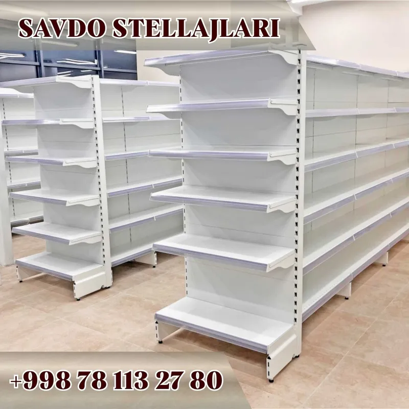 Стеллаж металлический торговый, polkalar savdo tokcha