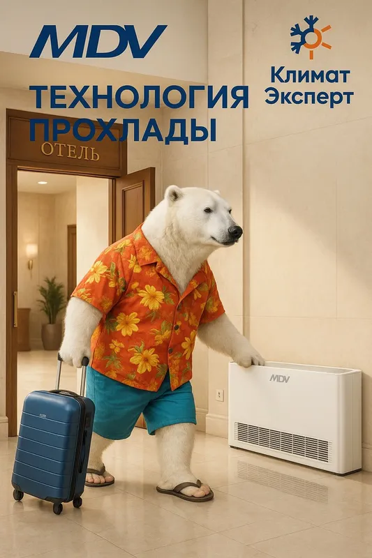 Напольно-потолочные четырёхтрубные фанкойлы MDV с DC мотором — фото 1