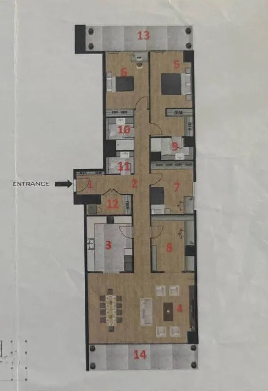 3-комнатная квартира, 170 м², Шайхантахур 5 3-комнатная квартира, 170 м², Шайхантахур 5