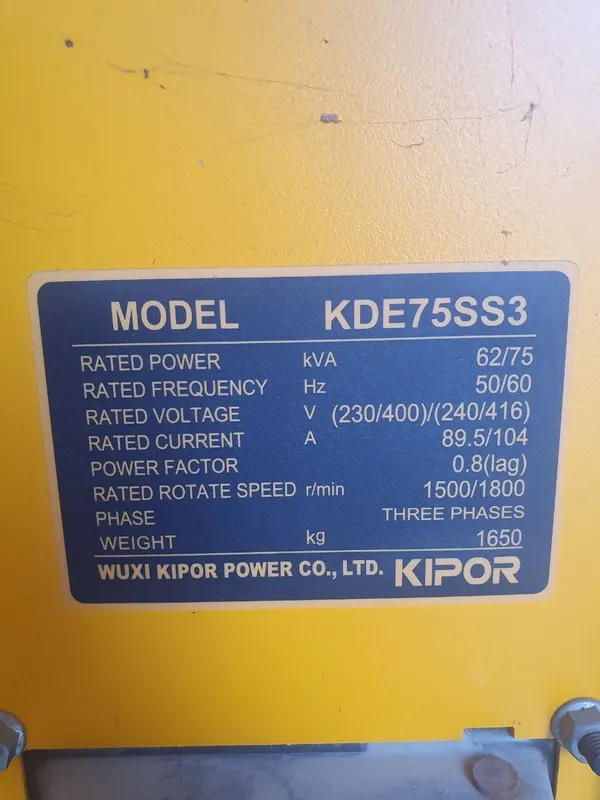 движок kipor 67 kv холати яхши — фото 2