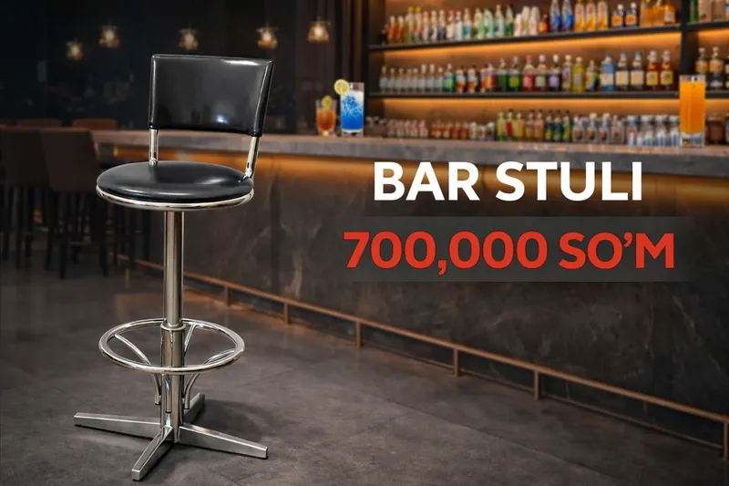 Nerjaveyka bar stul – yangi (400 000 so‘mdan 700 000 so‘mgacha) 1