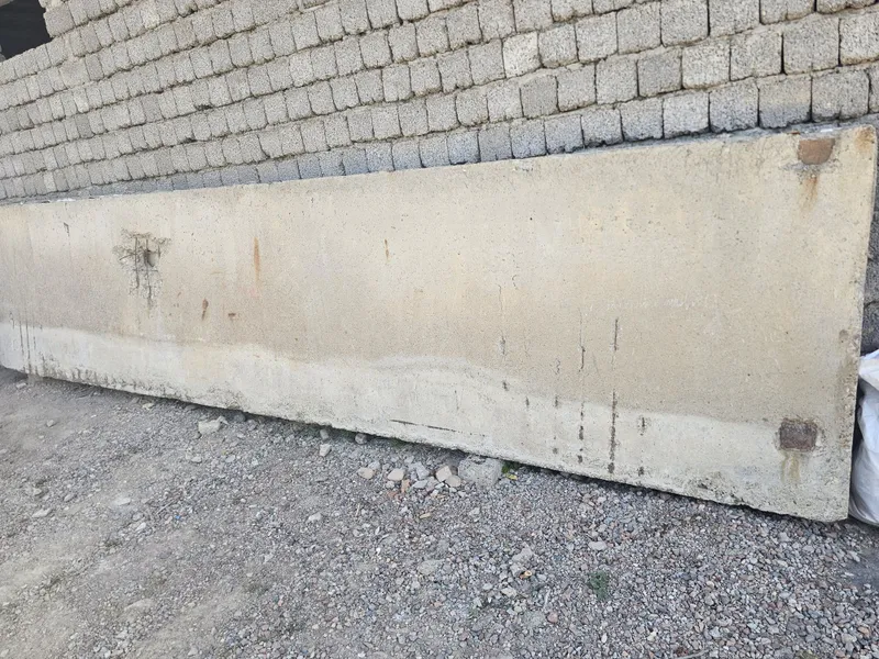 Beton plita sotiladi o'lchami 1.30×6 m 2 dona Beton plita sotiladi o'lchami 1.30×6 m 2 dona