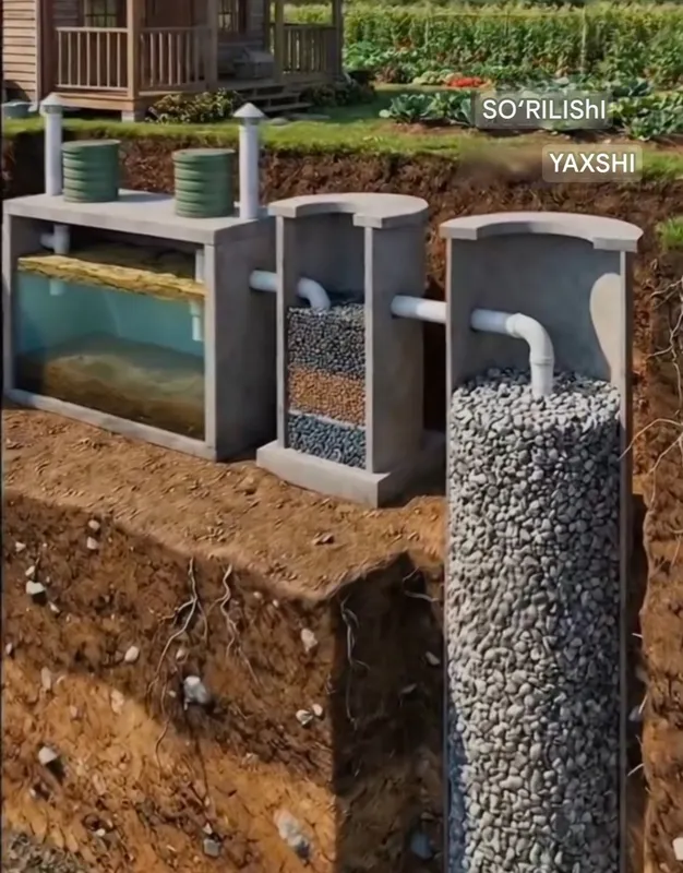 Монтаж Дачный канализация и септик, выгребный яма, водопровод 4