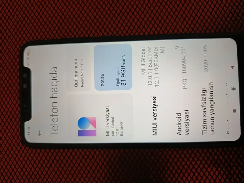 Redmi not 6 pro 2 Redmi not 6 pro 2