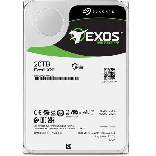 Hdd Seagate exos x20 20 tb