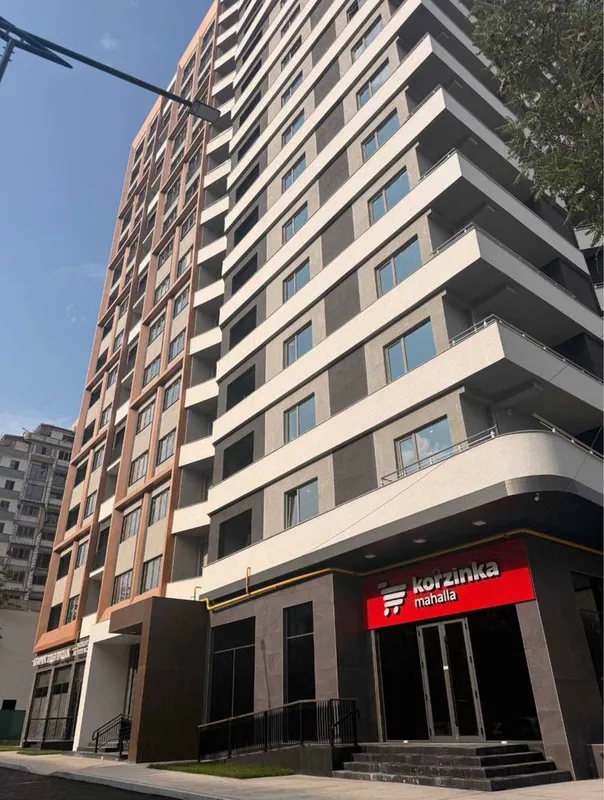 Новостройка ЖК Bobur Residence 2 комнатная 12 этаж, 61,2м2. Коробка — фото 3