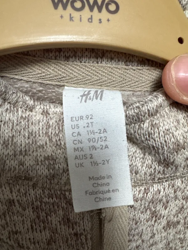 двойка hm на 18-24 мес и бомбер Zara — фото 1 двойка hm на 18-24 мес и бомбер Zara — фото 1