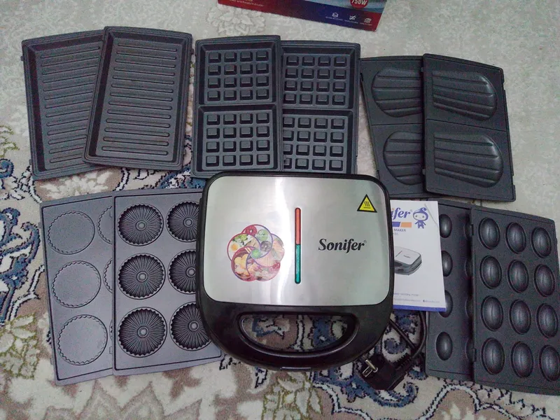 Sonifer вафельница 7в1 — фото 1