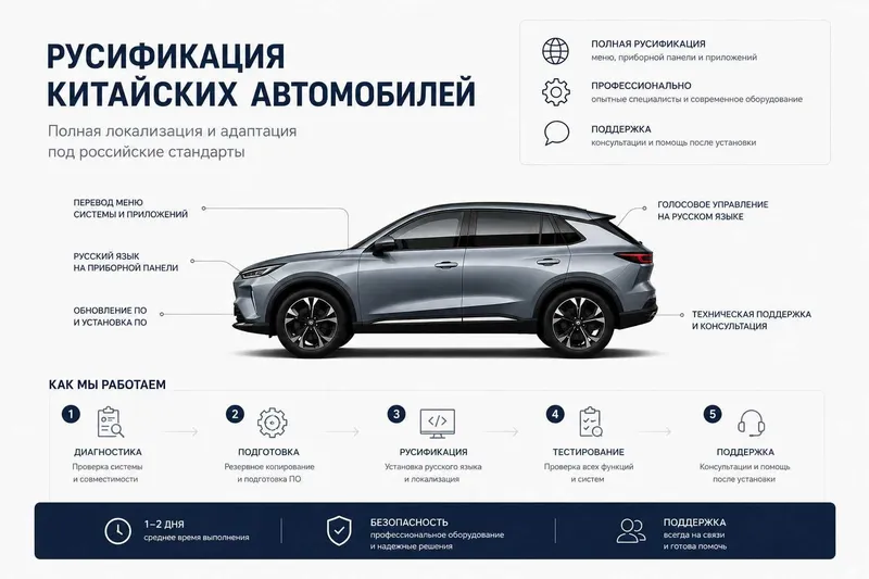 Русификация автомобилей