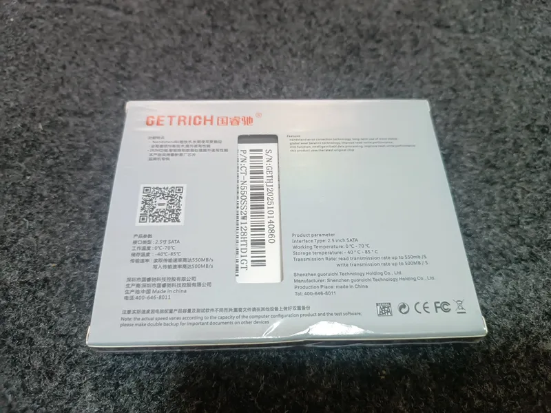 SSD 128 GB getrich — фото 1