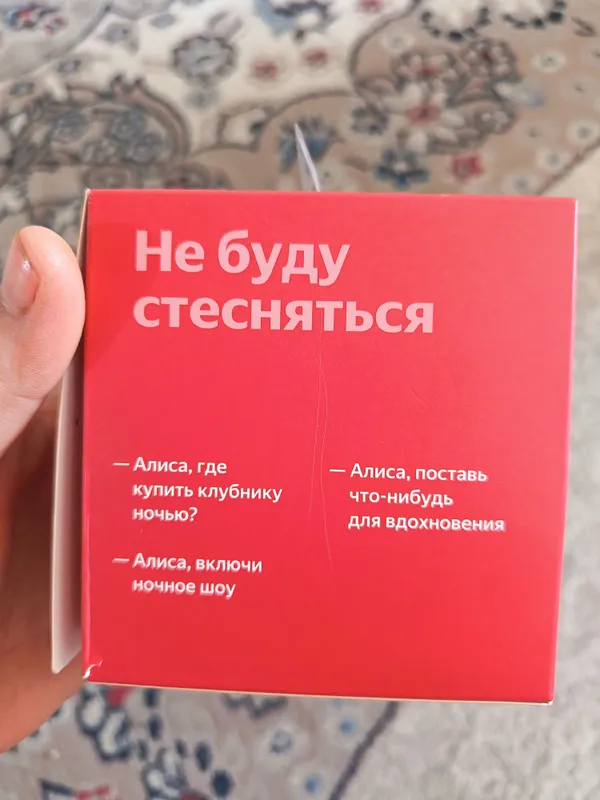 колонка Алиса.