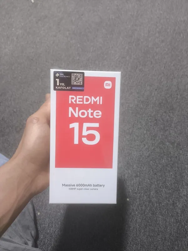 Redmi note 15 1 yil kafolat 1 Redmi note 15 1 yil kafolat 1