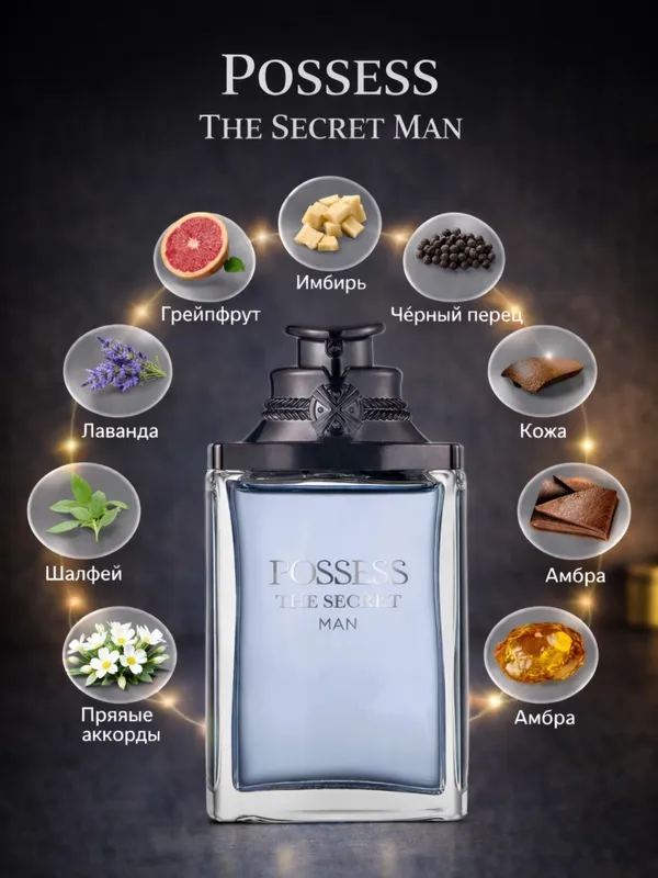 Парфюмерная вода Possess The Secret Man ,75 ml — фото 4