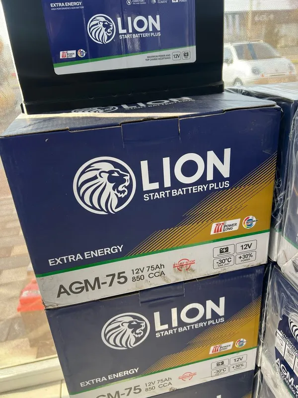 Lion 75A EFB AGM start stop li moshinala uchun — фото 1