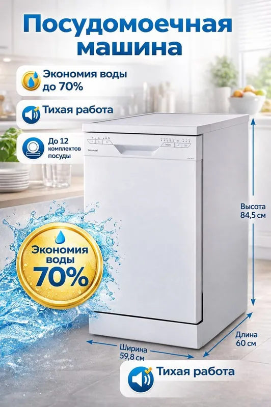 Посудомоечная машина    «HANSA»  ZWM616WH