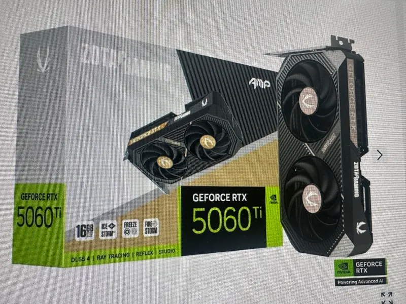 Zotac RTX 5060ti 8gb Twin Edge