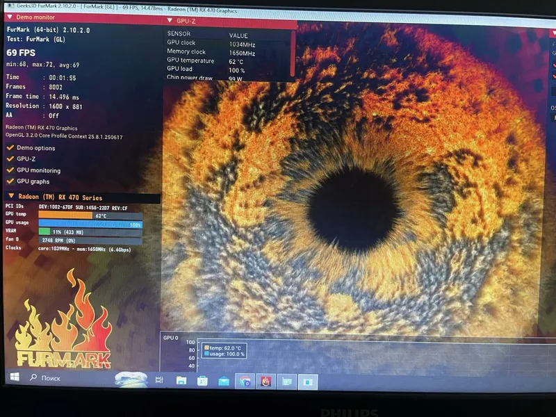 Gigabyte RX 470 4Gb videokartasini sotaman 3