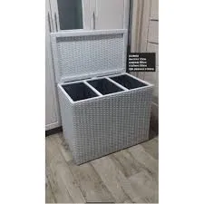 Корзина для белья из ротанга для дома — фото 3
