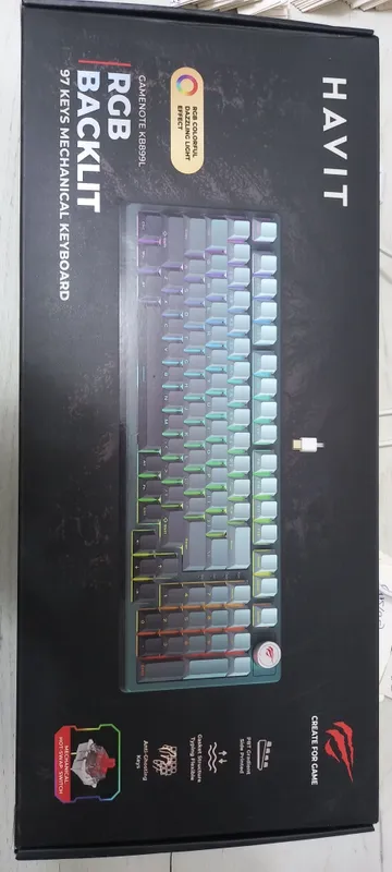 Havit KB899L RGB Mechanical Keyboard (97 tugmali) 4