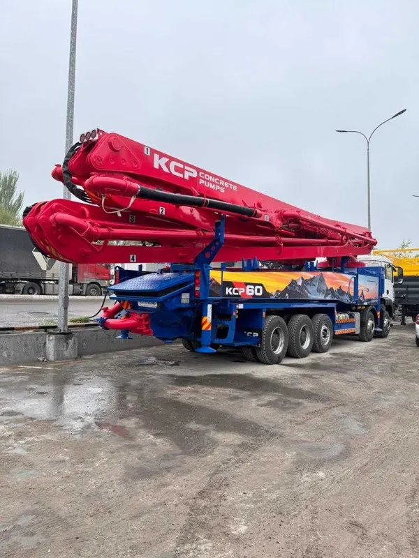 Автобетононасос KCP 60 метров на шасси HOWO SITRAK 10х4 CIP TASHKENT — фото 3