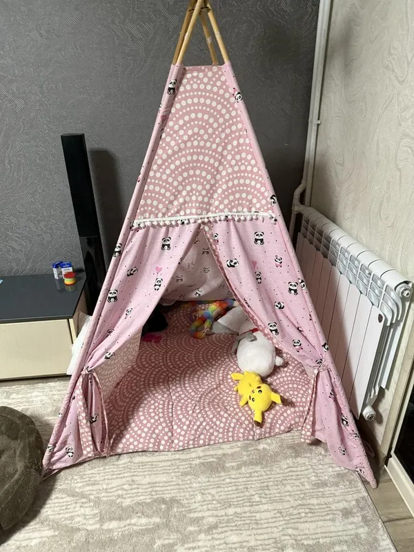 Вигвам для девочек с матрасом