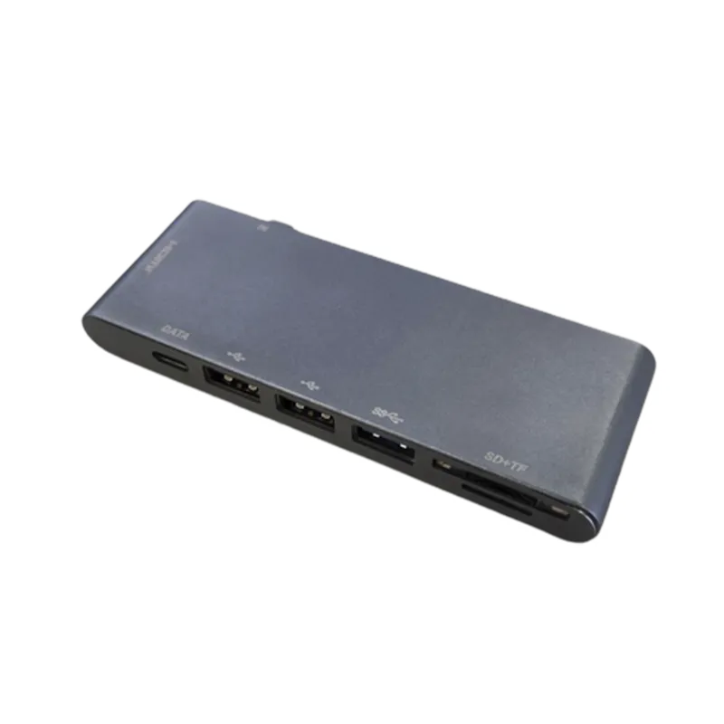 7in1 USB-C HDMI 3xUSB-A SD+TF dok-stansiya 1