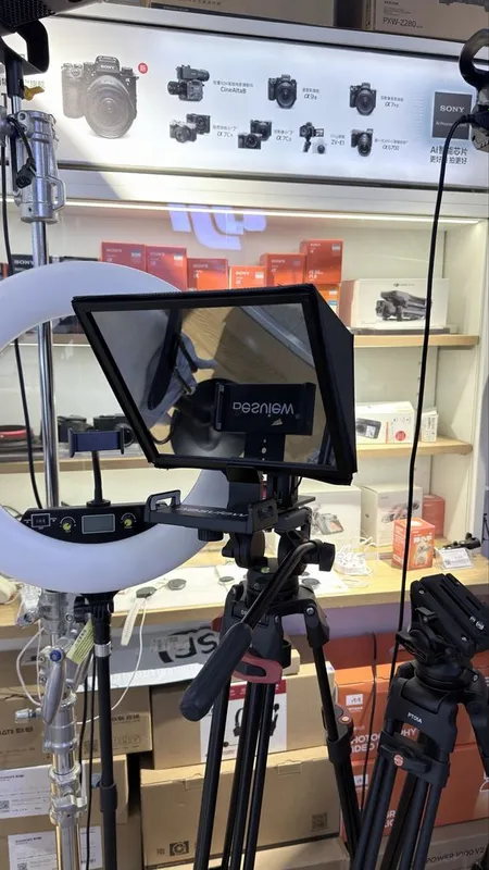 Телесуфлёр Desview T12S — профессиональный суфлёр для съёмок (до 12”) — фото 2