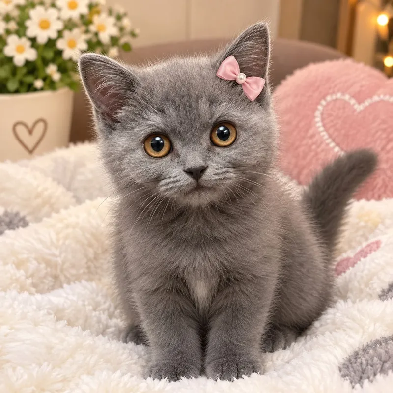 Шотландский страйт, котёнок 1 Шотландский страйт, котёнок 1