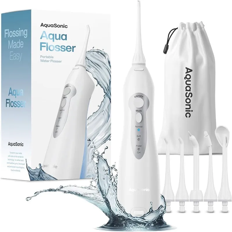 Irrigator AquaSonic Aqua Flosser – Cordless Portable Water Flosser