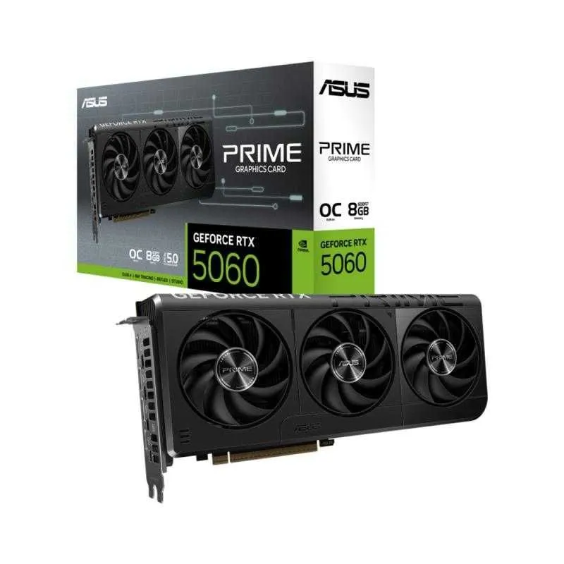 Видеокарта ASUS GeForce RTX 5060 8GB PRIME OC GDDR7 Видеокарта ASUS GeForce RTX 5060 8GB PRIME OC GDDR7