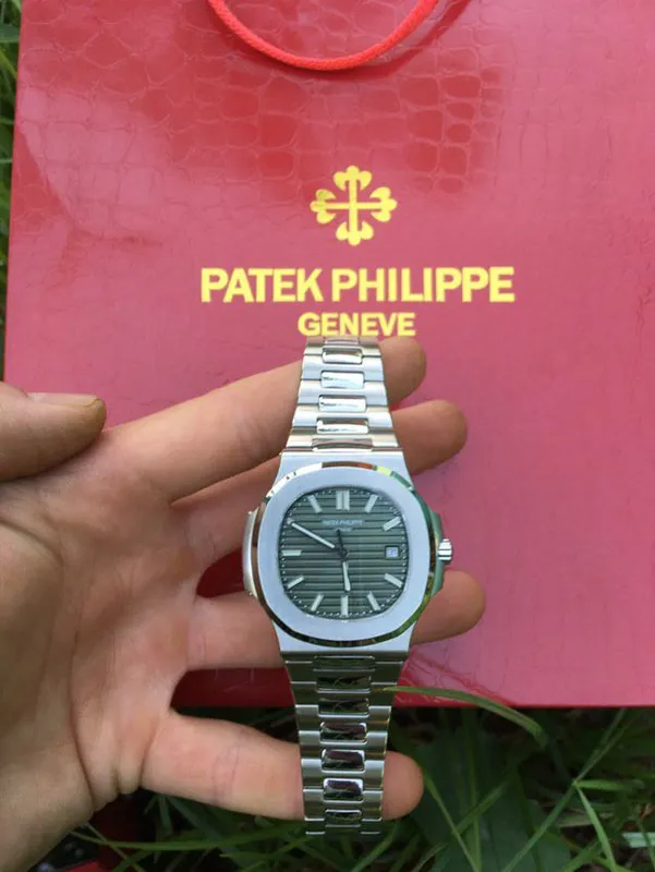 Patek philipe Nautilus soat soatlar Automatic mexanika watch chasi