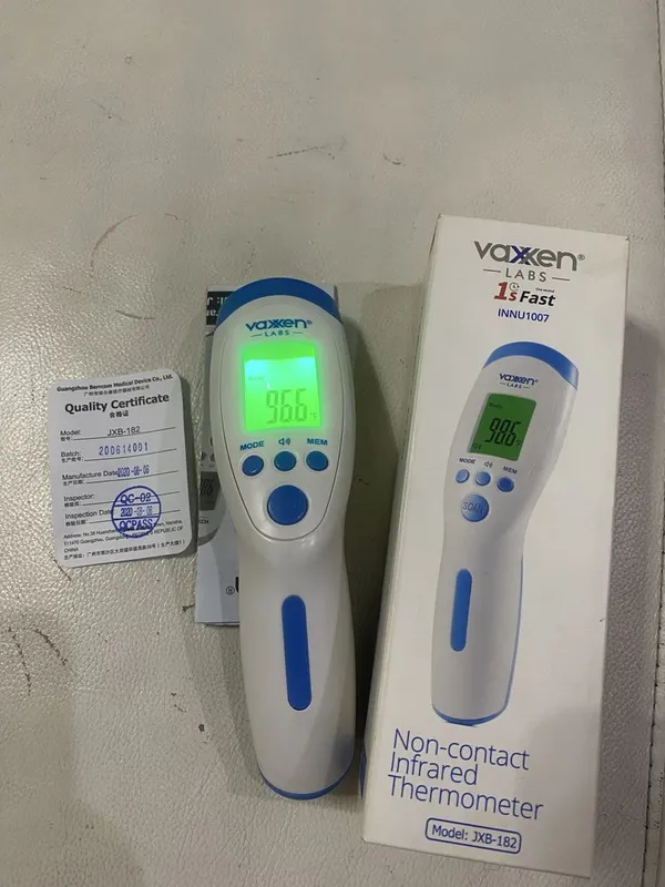 Бесконтактный инфракрасный термометр Vaxxen Labs (Berrcom) JXB-182 — фото 2