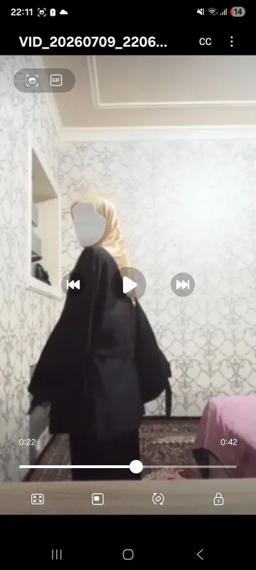 Italyaniskiy uslubdagi abaya dvoyka 5