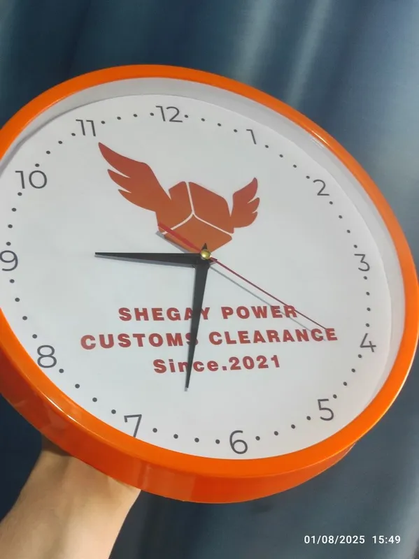 Reklama poligrafiya xizmatlari boʻyicha Soat logo, pechat brend — фото 2