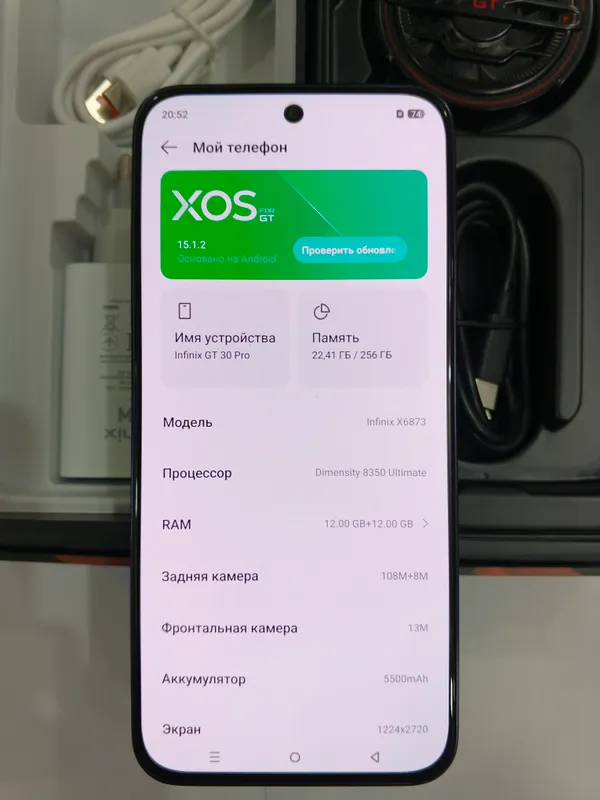 Infinix GT 30 Pro 12/256 15кун ишлаган — фото 3