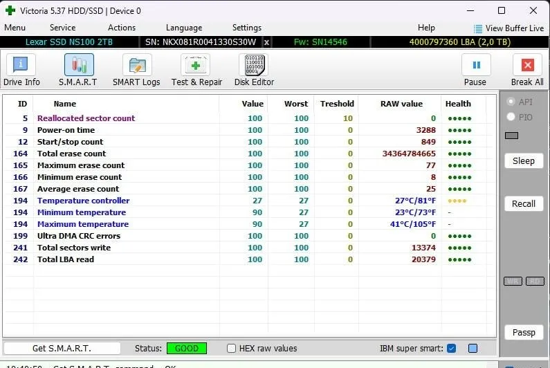 Lexar SATA SSD NS100 2TB 2 Lexar SATA SSD NS100 2TB 2