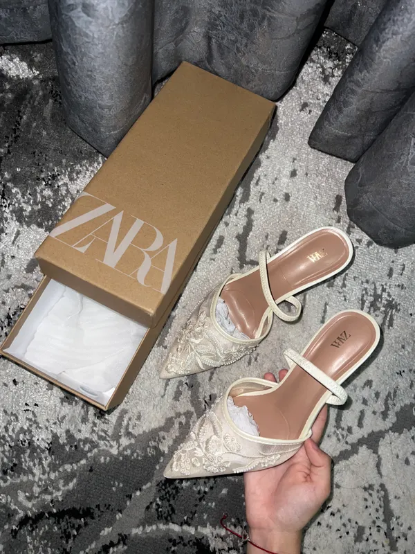 ZARA туфли в айври расцветке — фото 1