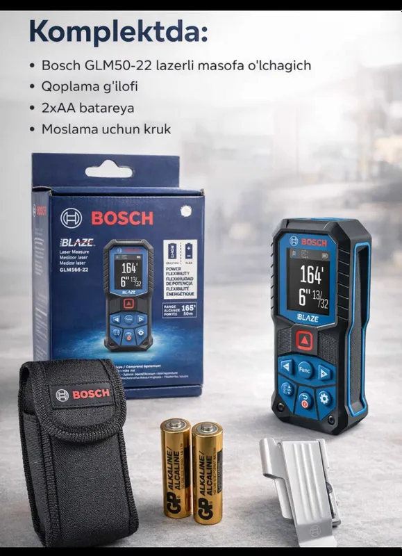 Лазерный дальномер Bosch GLM 50-22 Professional, Laser meter 50m 1 Лазерный дальномер Bosch GLM 50-22 Professional, Laser meter 50m 1