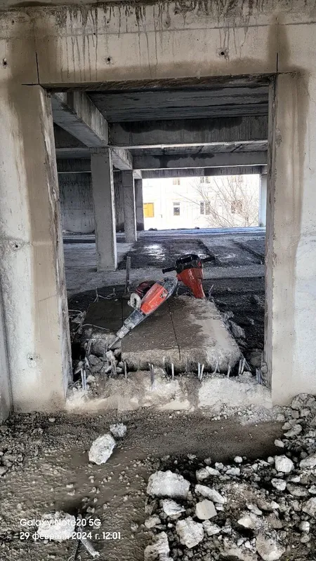 Бетон кесиш Алмазное резка beton kesish хизмати демонтаж бетон — фото 1