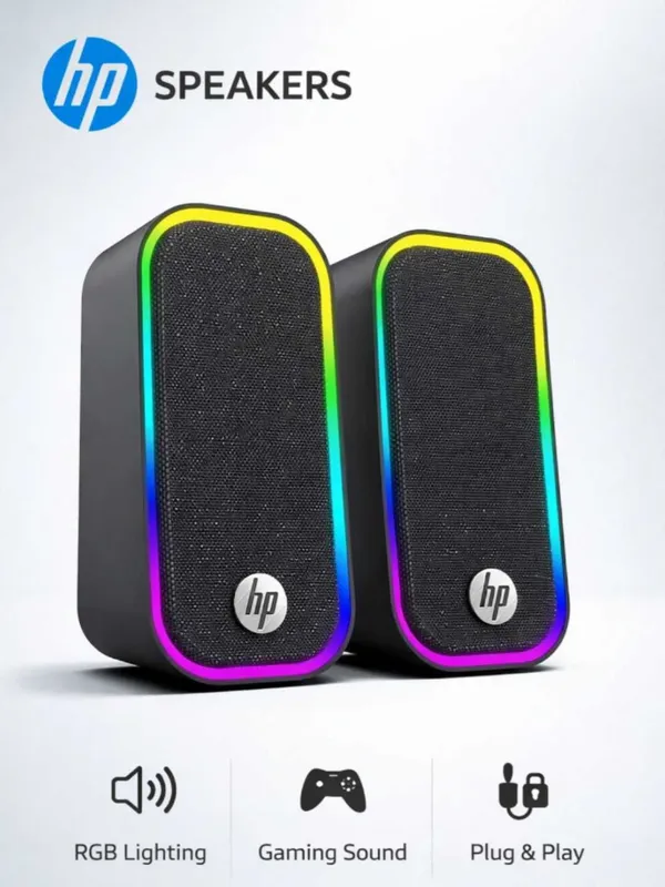 Компьютерные колонки HP DHE-6004C RGB Bluetooth USB AUX 6Вт, kl2 — фото 3