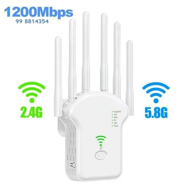 Wi-Fi усилитель повторитель iAC1200 WiFi Rpeater 2.4G 5,8G — фото 2