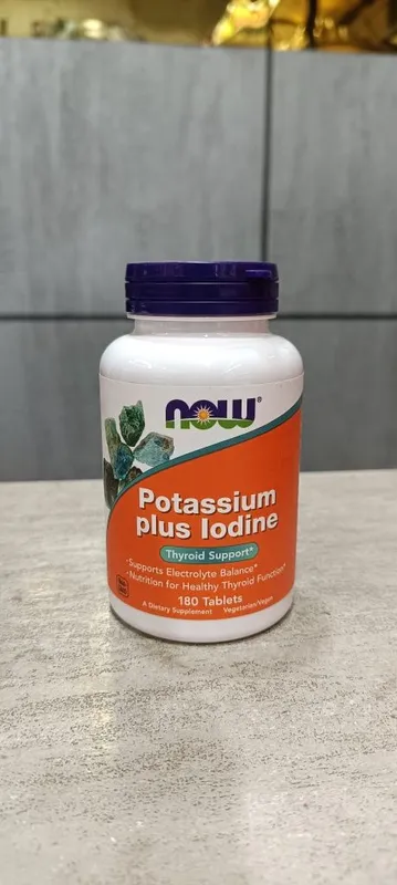Now potassium plus iodine 180 tablets