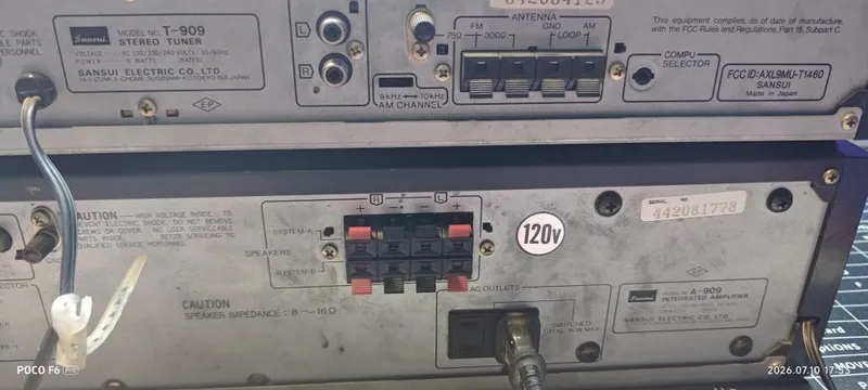 Усилитель Sansui A-909 , в отличном состоянии. 7