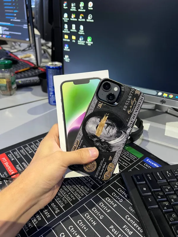 IPhone 14 orqa krishkasi singa bonus chixol karobk 6
