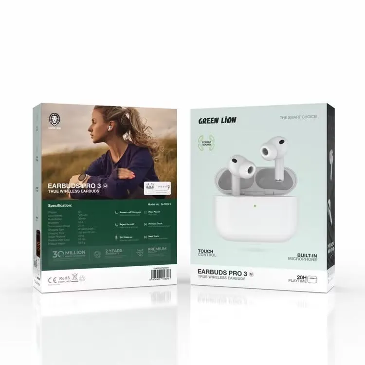 Green Lion Earbuds 3 Pro ANC/ENC с шумоподавлением — фото 3