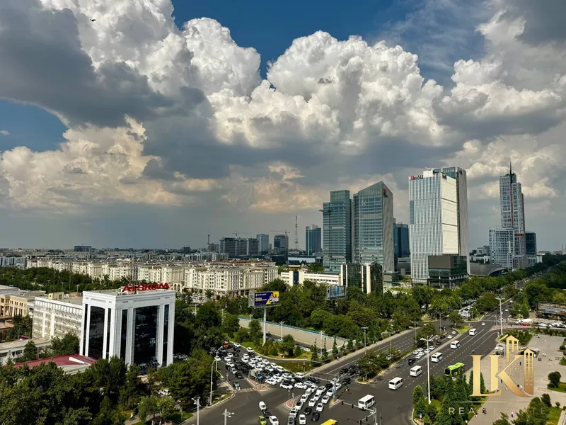 Продаётся 3-комнатная квартира в NRG U TOWER с евроремонтом и видом на Ташкент Сити