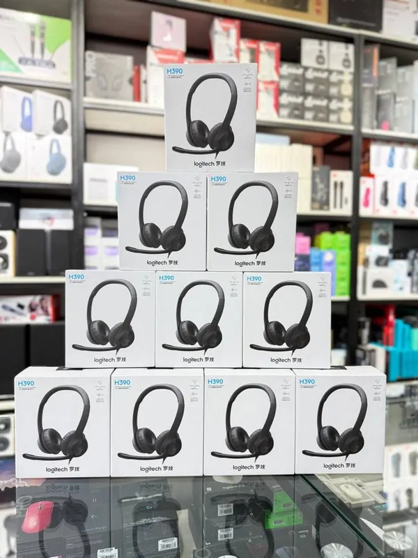 Наушники Logitech h340. Logitech h390. Logitech h111. Для операторов. — фото 1